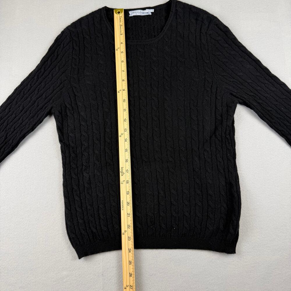 Colour Works black Cashmere Sweater Size Large - Picture 3 of 7